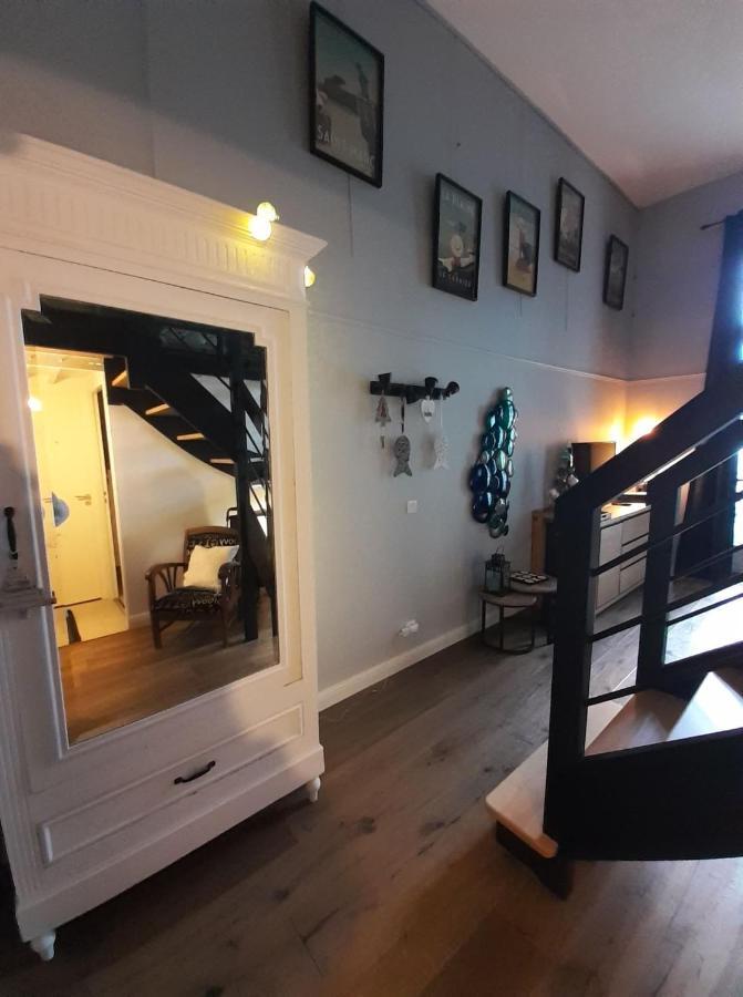 Charmant Studio En Duplex Esprit Loft Avec Balcon Vue Mer, Et Piscine Exterieure Le Croisic Zewnętrze zdjęcie