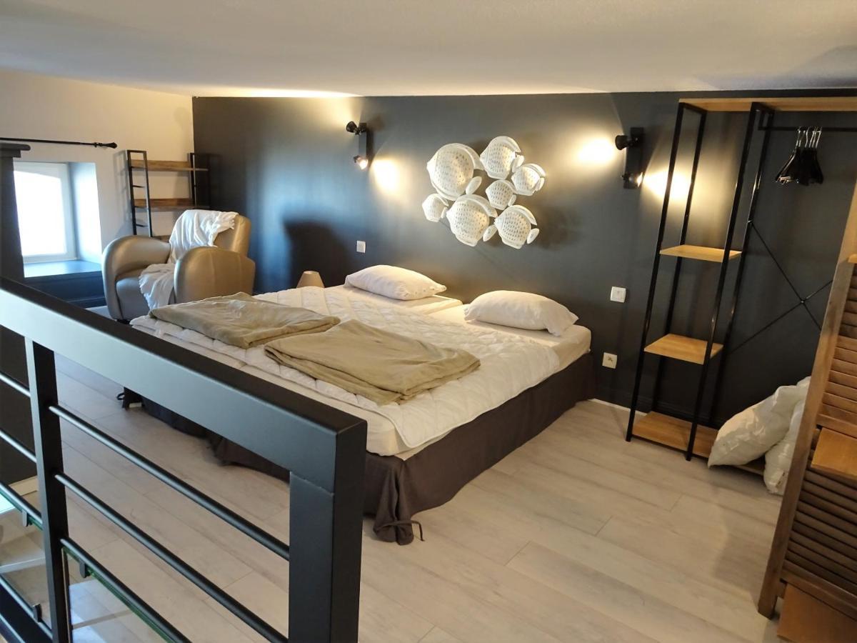Charmant Studio En Duplex Esprit Loft Avec Balcon Vue Mer, Et Piscine Exterieure Le Croisic Zewnętrze zdjęcie