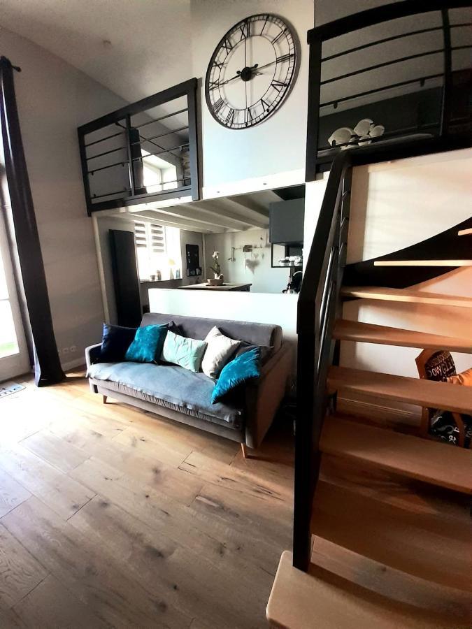 Charmant Studio En Duplex Esprit Loft Avec Balcon Vue Mer, Et Piscine Exterieure Le Croisic Zewnętrze zdjęcie