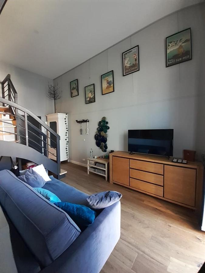 Charmant Studio En Duplex Esprit Loft Avec Balcon Vue Mer, Et Piscine Exterieure Le Croisic Zewnętrze zdjęcie