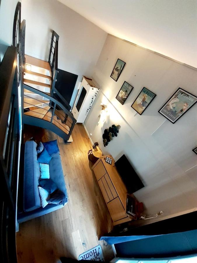 Charmant Studio En Duplex Esprit Loft Avec Balcon Vue Mer, Et Piscine Exterieure Le Croisic Zewnętrze zdjęcie