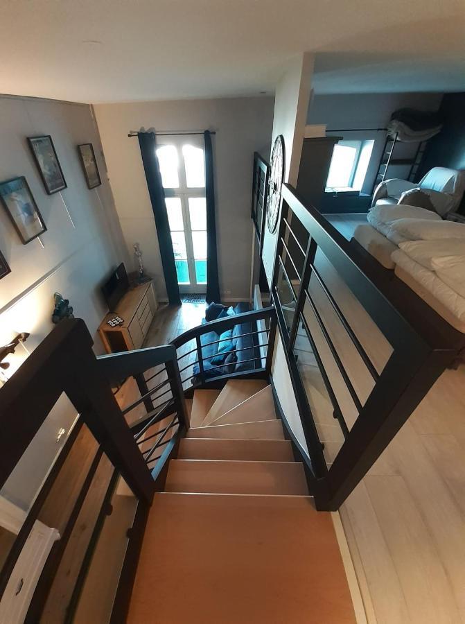 Charmant Studio En Duplex Esprit Loft Avec Balcon Vue Mer, Et Piscine Exterieure Le Croisic Zewnętrze zdjęcie